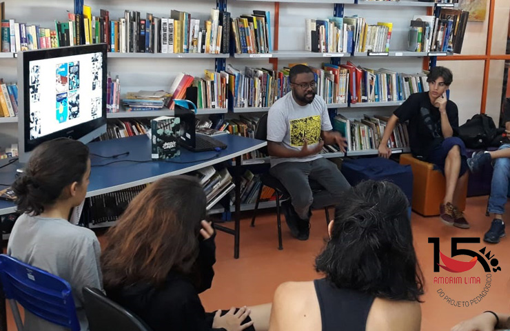 Marcelo D’Salete vista a Amorim Lima