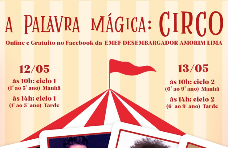 Amorim recebe o “Palavra mágica: circo”